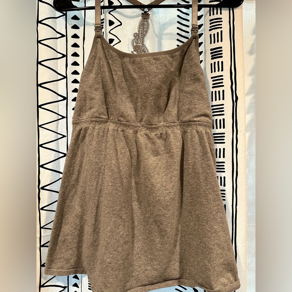 ** THREE PACK** Amazon-Lace Racerback Nursing Cami Tanktops